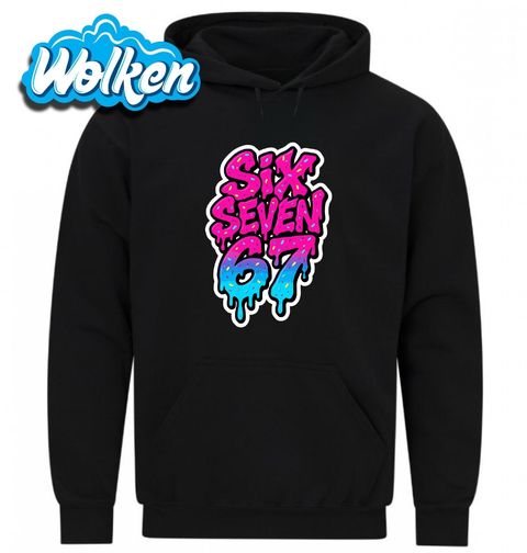 Obrázek produktu Pánská mikina Barevné Graffiti 67 Six Seven