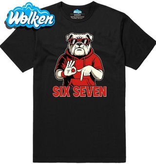 Pánské tričko Anglický buldok v Mikině 67 Six Seven.jpg