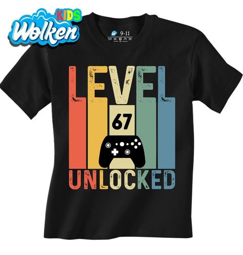 Obrázek produktu Dětské tričko Level 67 Odemčen Retro Six SevenLevel 67 Odemčen Retro Six Seven