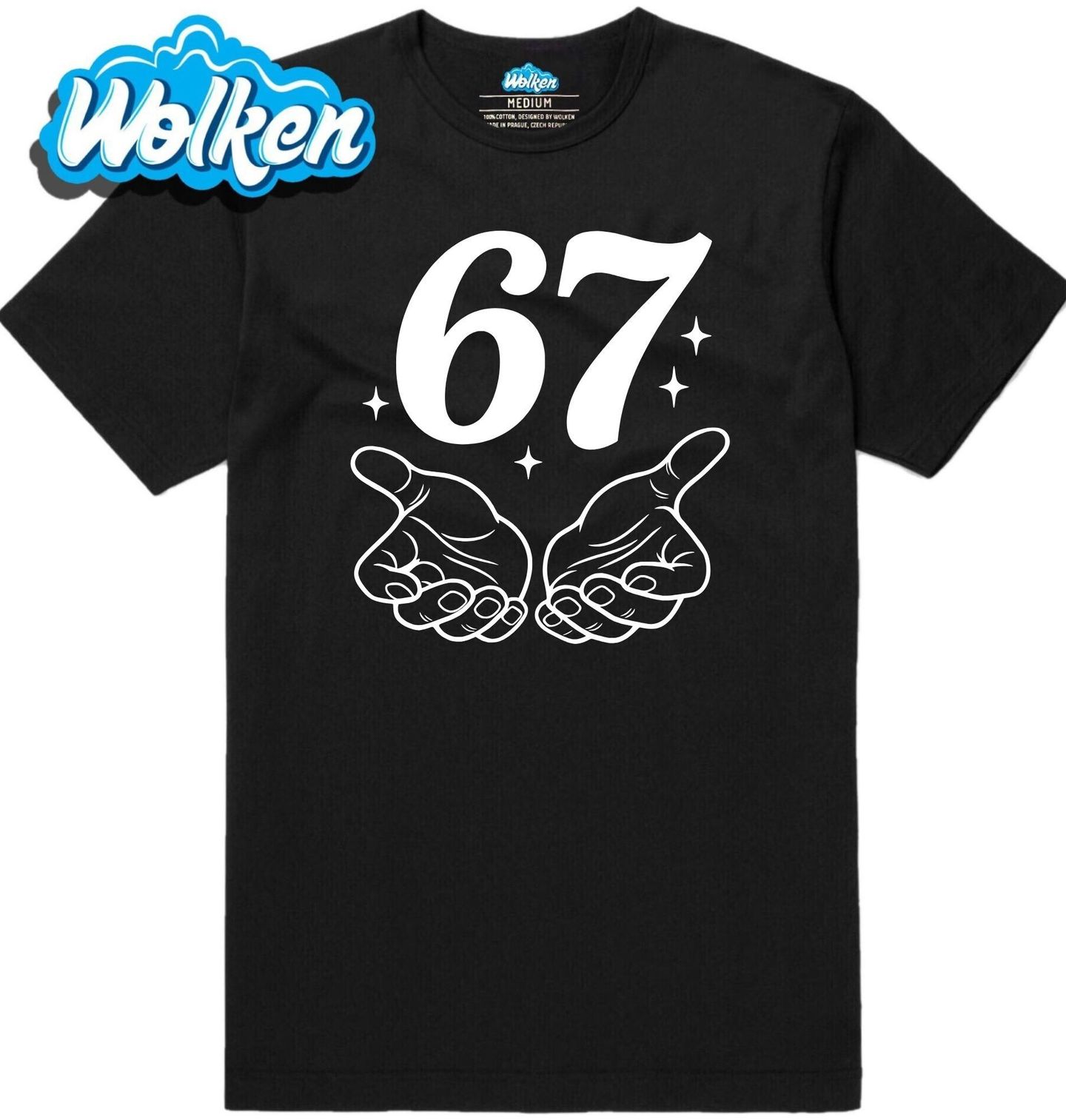 Pánské tričko Dotek 67 Six Seven Meme.jpg