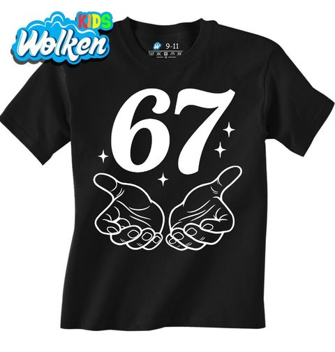 Obrázek produktu Dětské tričko Dotek 67 Six Seven Meme