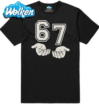 Pánské tričko Školní Meme 67 v Sametových Rukou Six Seven.jpg