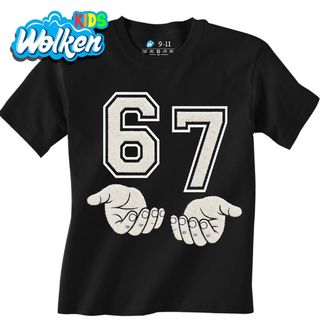 Dětské tričko Školní Meme 67 v Sametových Rukou Six Seven.jpg