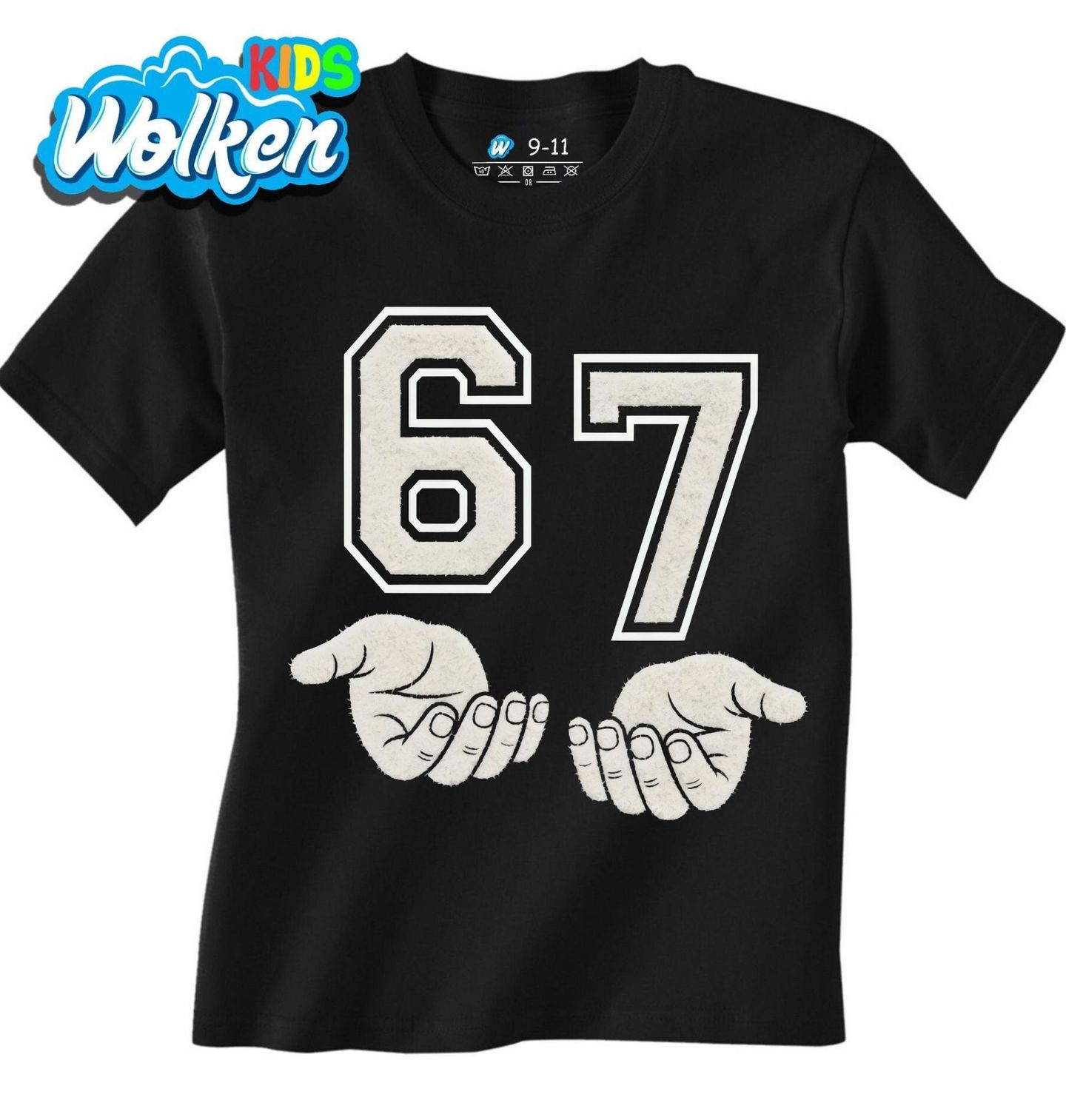 Dětské tričko Školní Meme 67 v Sametových Rukou Six Seven.jpg