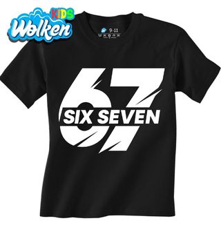 Dětské tričko Internetové Šílenství 67 Six Seven Meme.jpg