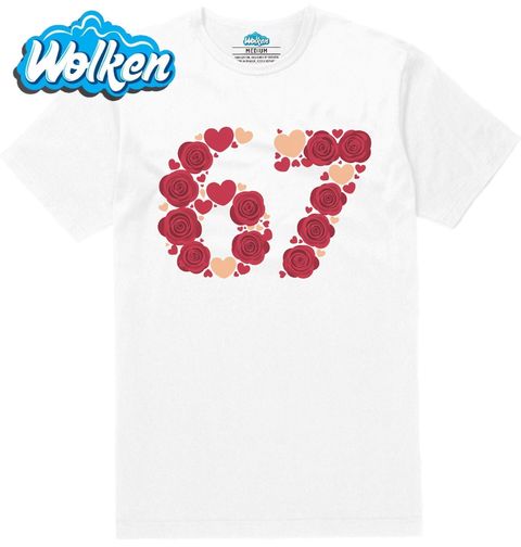 Obrázek produktu Pánské tričko 67 z Růží Six Seven Meme