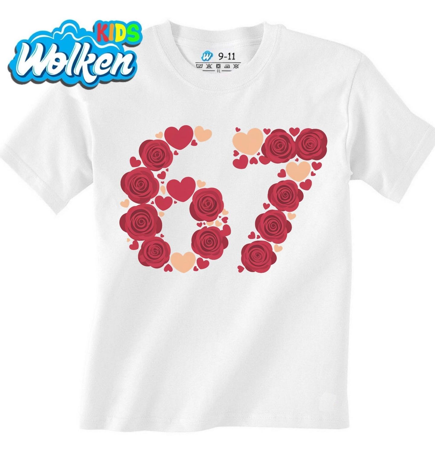 Dětské tričko 67 z Růží Six Seven Meme.jpg