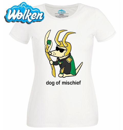 Obrázek produktu Dámské tričko Loki v Přestrojení Dog of Mischief