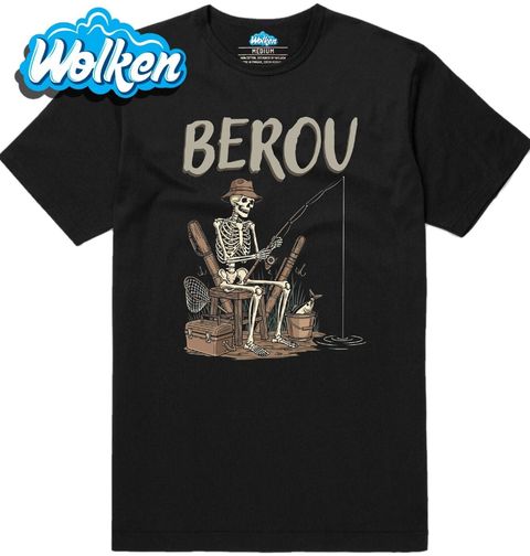 Obrázek produktu Pánské tričko Rybář Kostlivec Berou