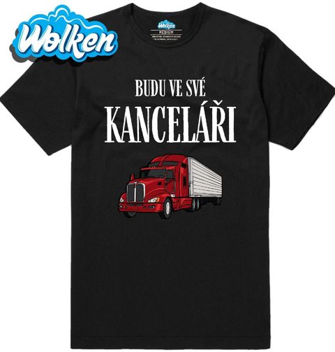 Obrázek produktu Pánské tričko Kamion Budu ve své kanceláři