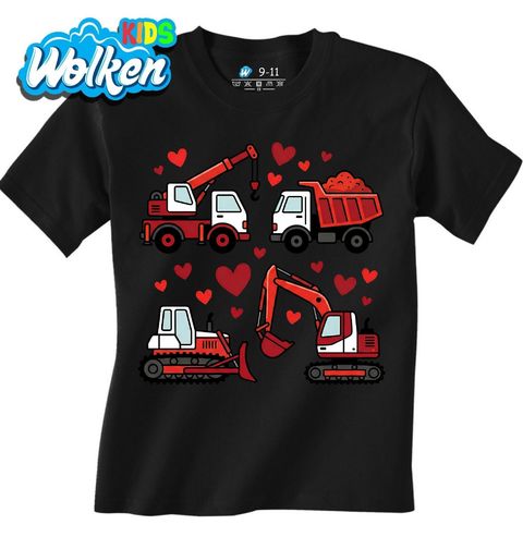 Obrázek produktu Dětské tričko Láska ke Stavebním Strojům