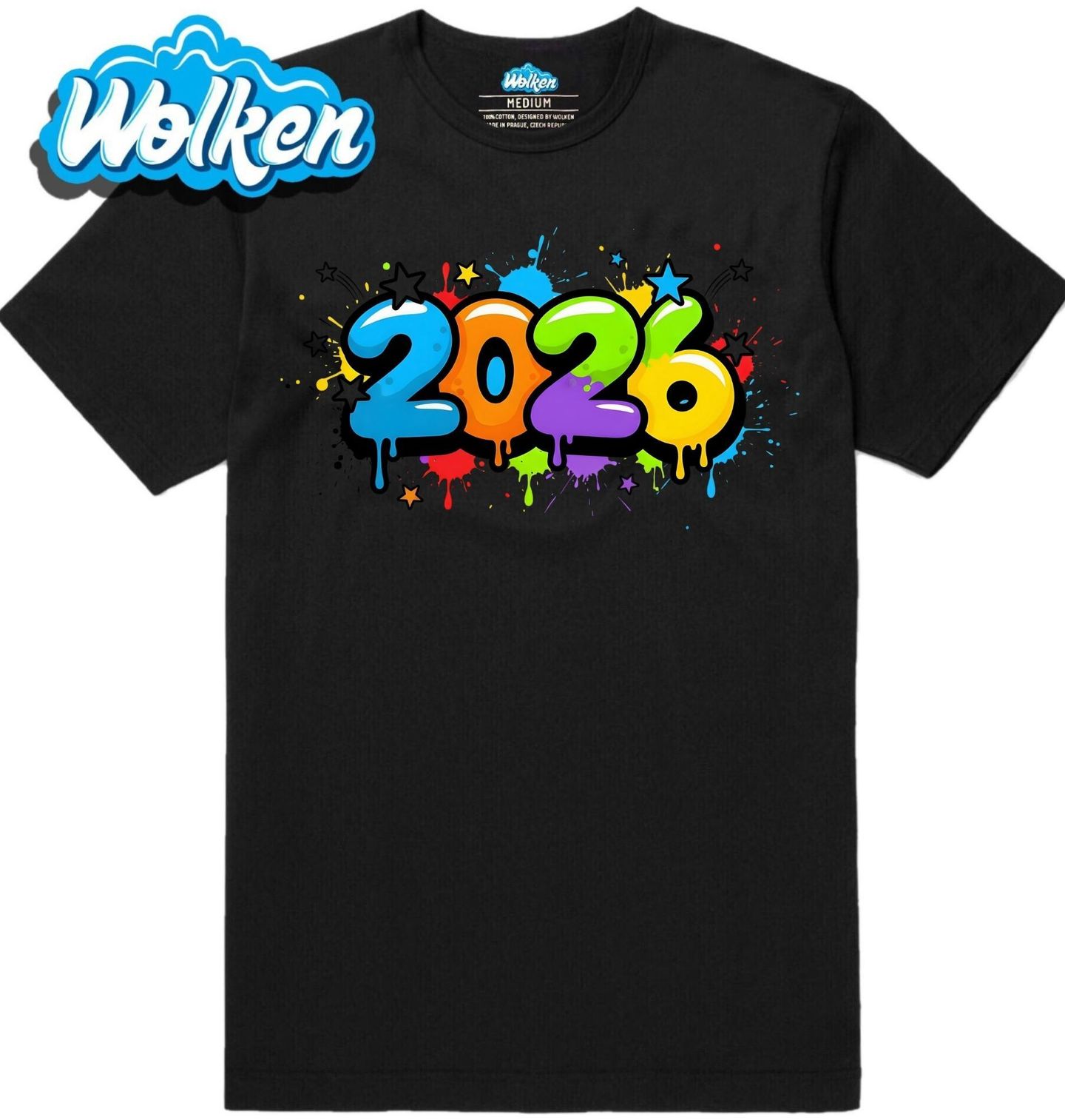 Pánské tričko Nový rok 2026 Graffiti.jpg