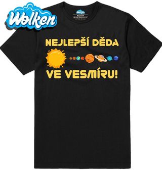 Pánské tričko Nejlepší děda ve vesmíru!.jpg