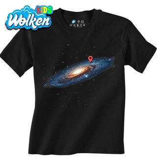 Dětské tričko Tady jsem! Galaxie Mléčná dráha Milky Way.jpg