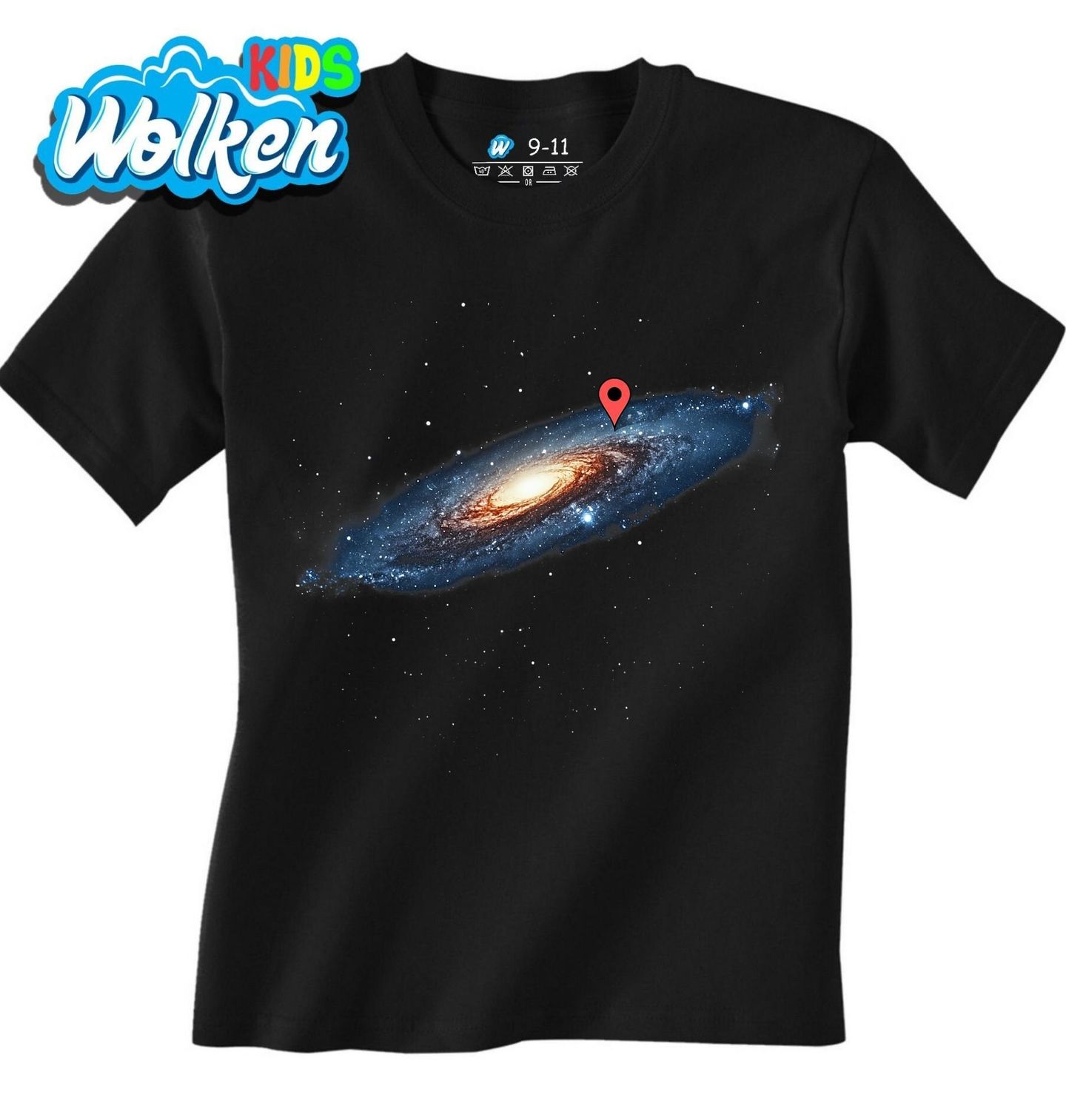 Dětské tričko Tady jsem! Galaxie Mléčná dráha Milky Way.jpg