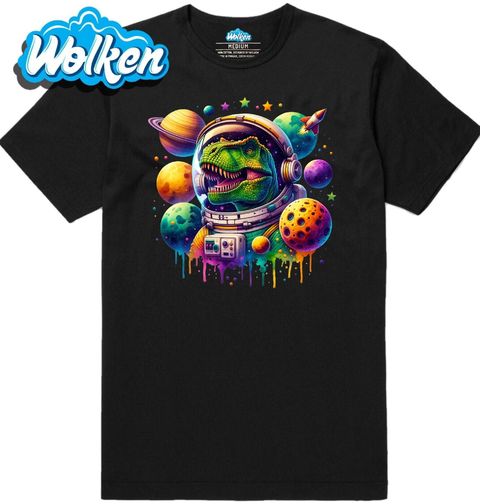 Obrázek produktu Pánské tričko Dinosarus T-Rex Astronaut ve Vesmíru