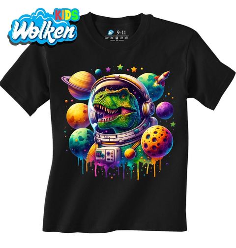 Obrázek produktu Dětské tričko Dinosarus T-Rex Astronaut ve Vesmíru