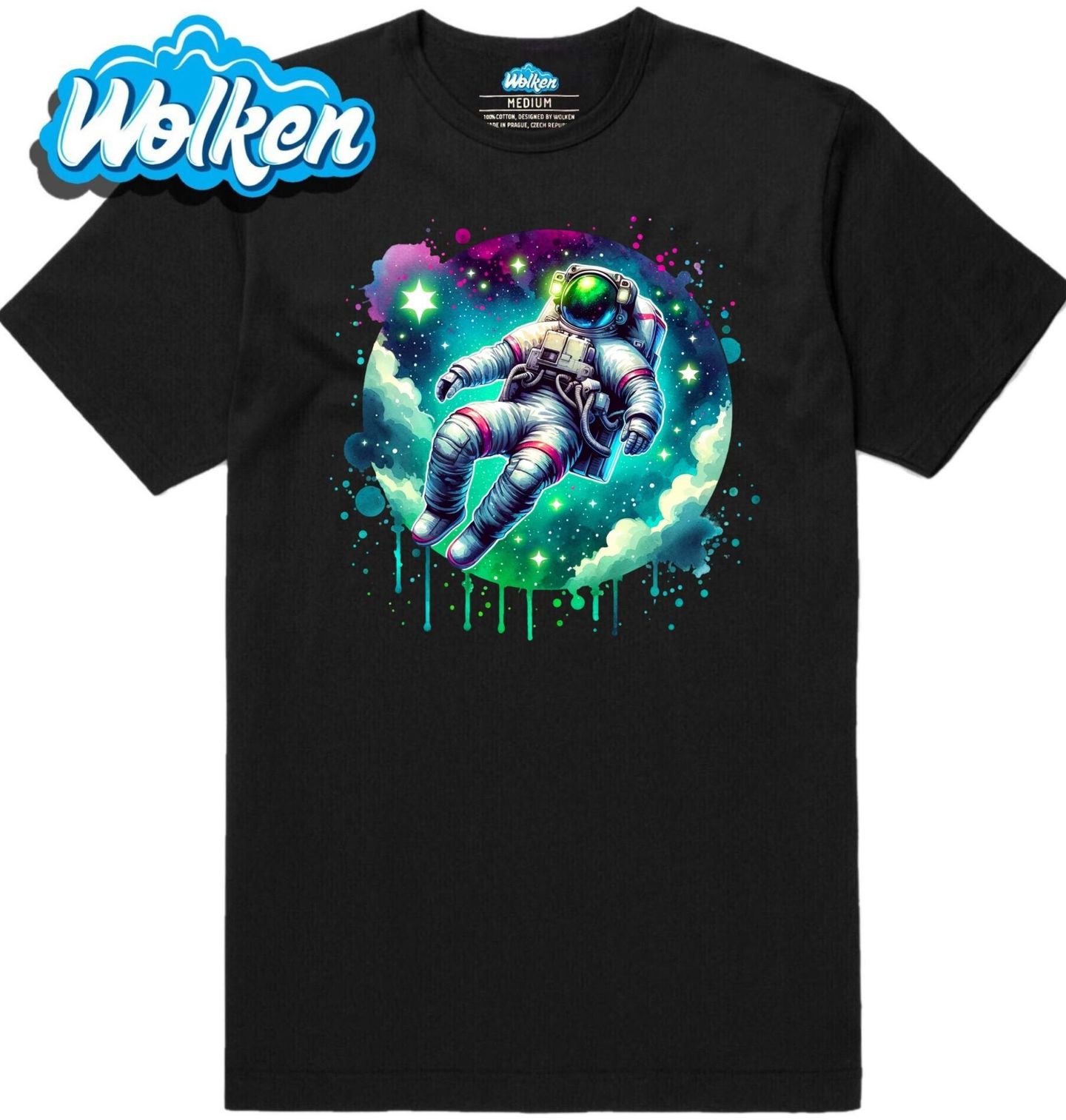 Pánské tričko Astronaut ve Vesmíru.jpg