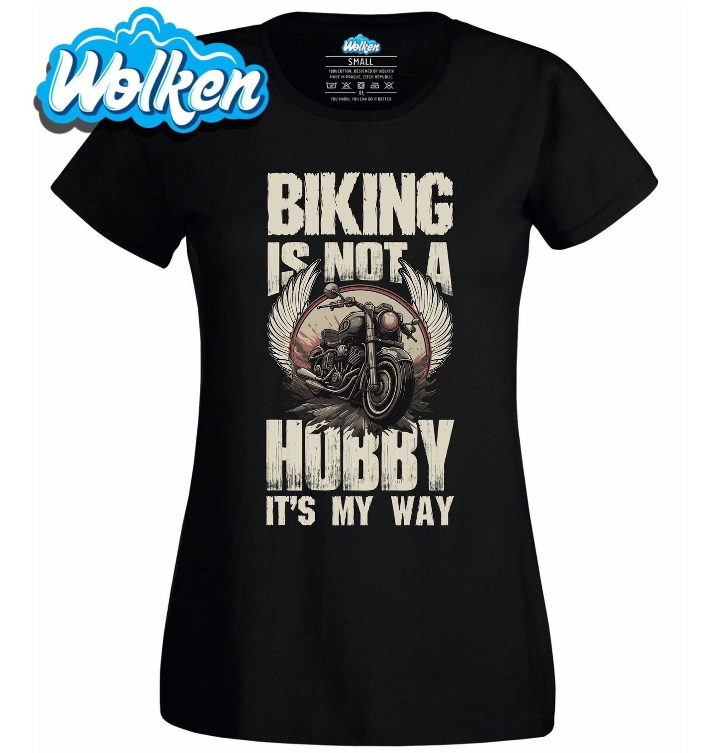 Dámské tričko Motorka není hobby, je to můj způsob života.jpg