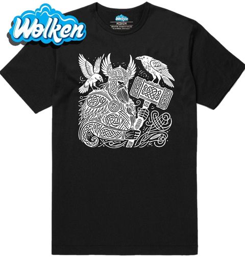 Obrázek produktu Pánské tričko Odin s havrany Hugin a Munin