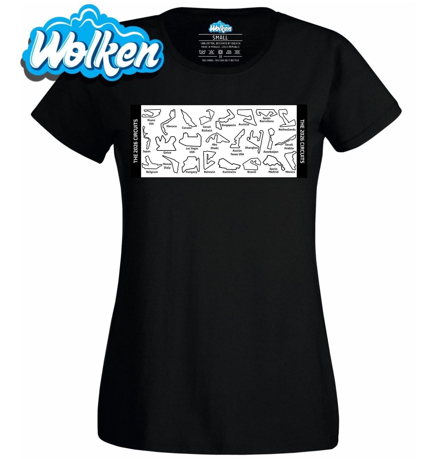 Dámské tričko Závodní Okruhy Formule 1 The 2026 Circuits.jpg