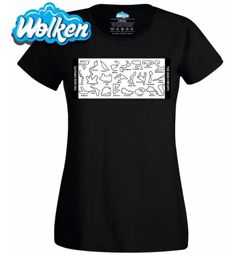 Obrázek produktu Dámské tričko Závodní Okruhy Formule 1 The 2026 Circuits