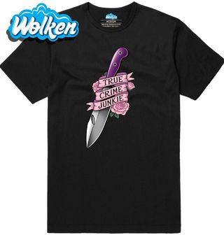 Pánské tričko Milovník skutečných případů True Crime Junkie.jpg