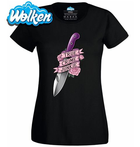 Obrázek produktu Dámské tričko Milovník skutečných případů True Crime Junkie