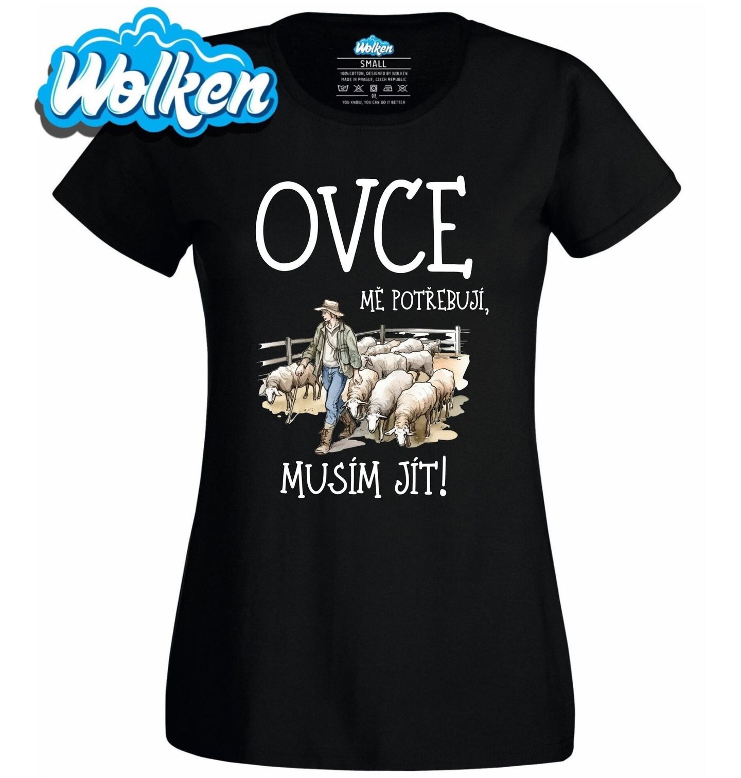 Dámské tričko Ovce mě potřebují, musím jít!.jpg