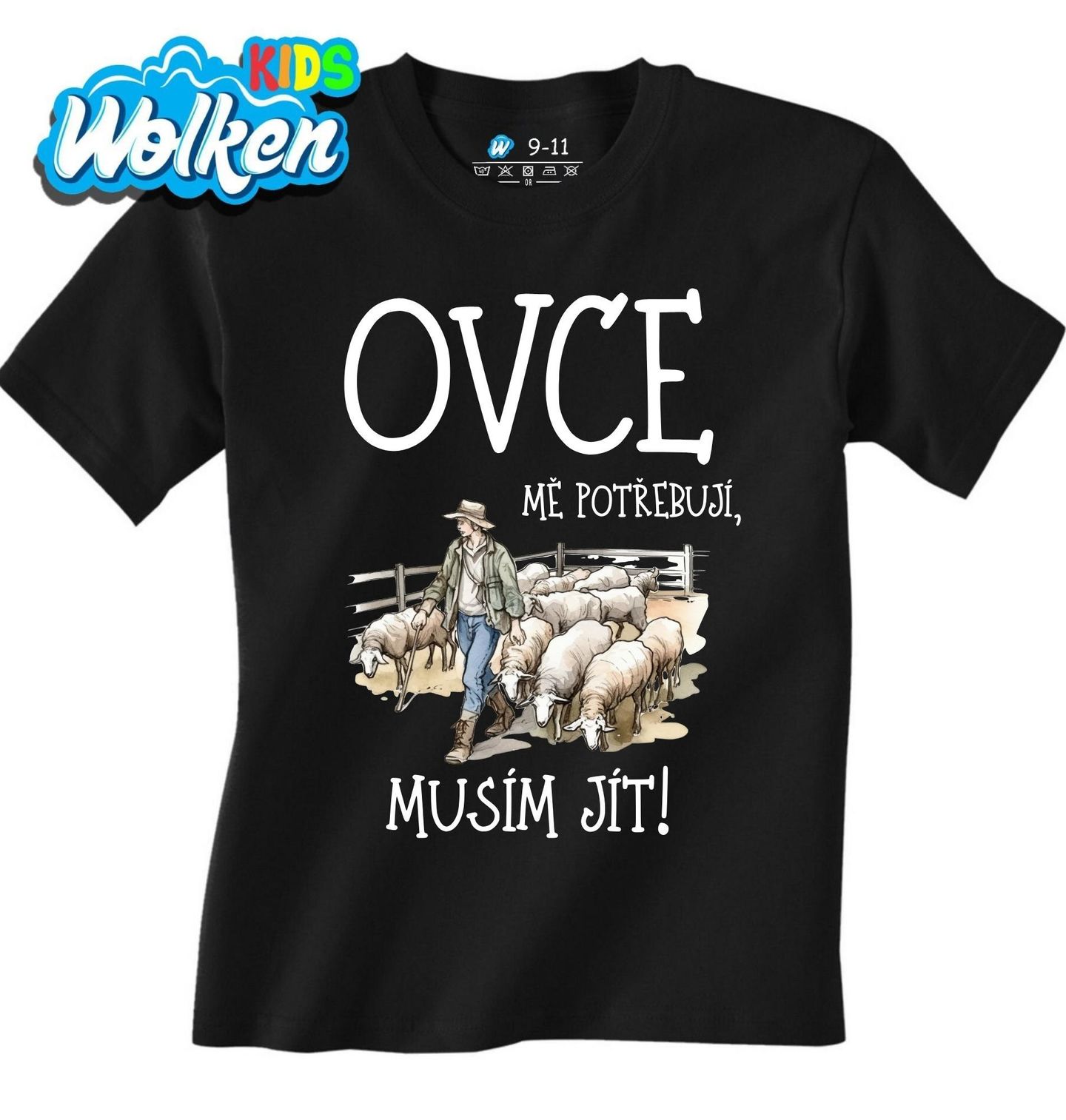 Dětské tričko Ovce mě potřebují, musím jít!.jpg