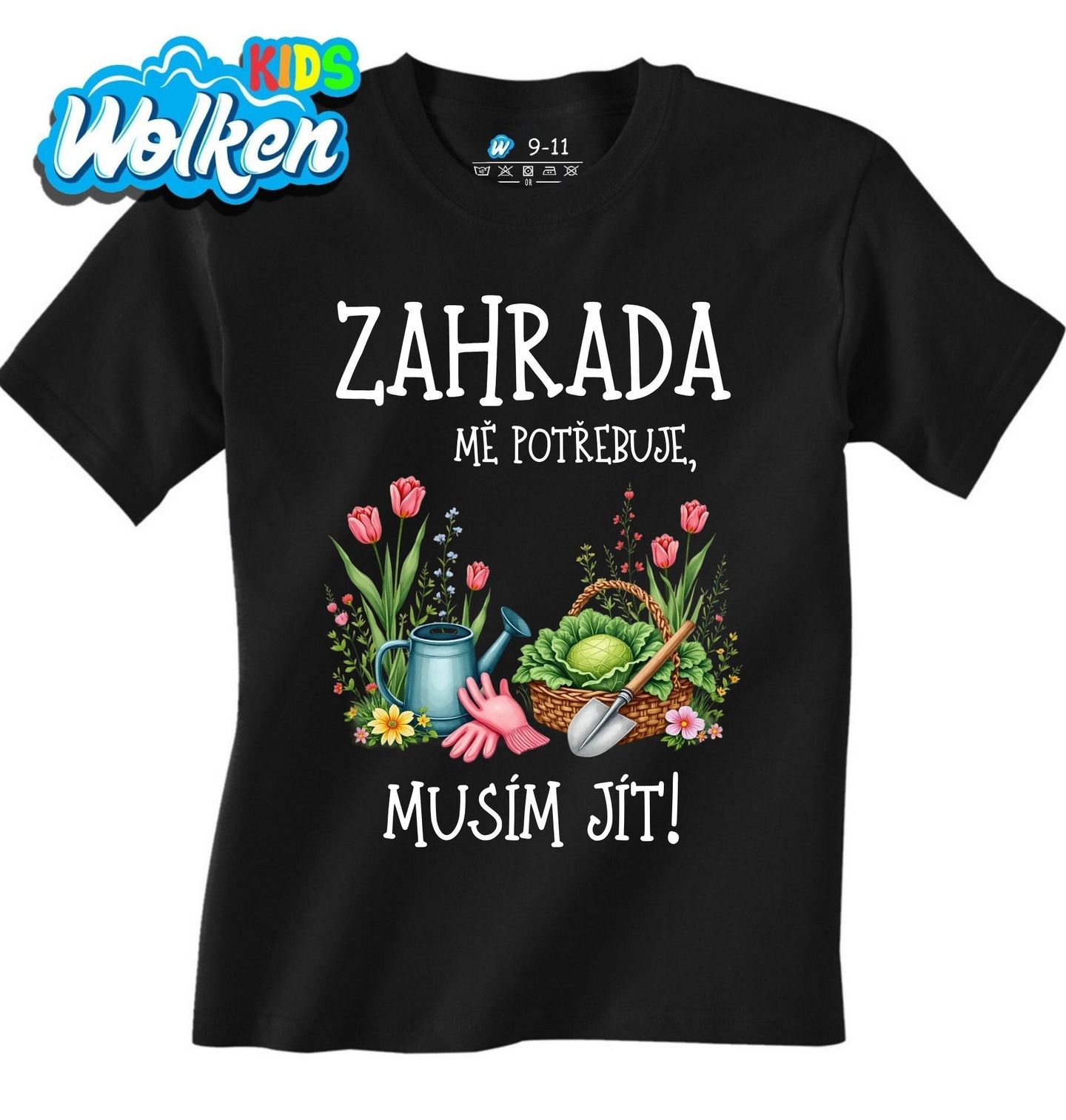Dětské tričko Zahrada mě potřebuje, musím jít!.jpg