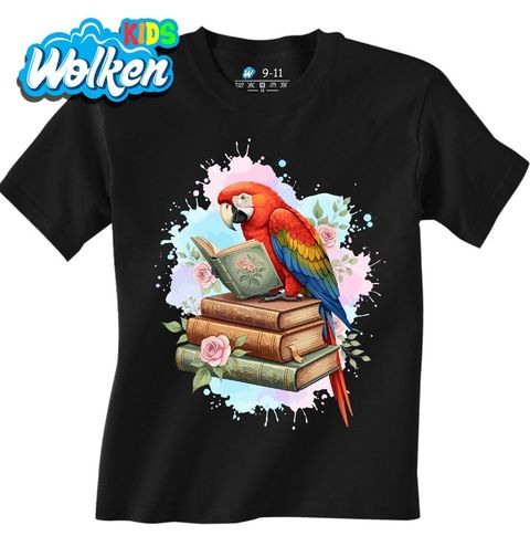 Obrázek produktu Dětské tričko Papoušek Ara červený mezi Knihami