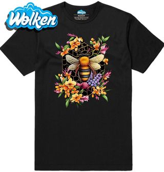 Pánské tričko Opylující Včela na Květinách.jpg