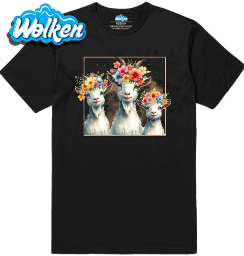 Obrázek produktu Pánské tričko Kozy s Květinovou Korunou