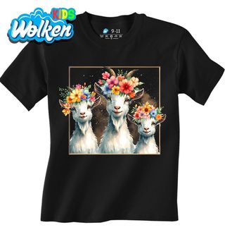 Dětské tričko Kozy s Květinovou Korunou.jpg