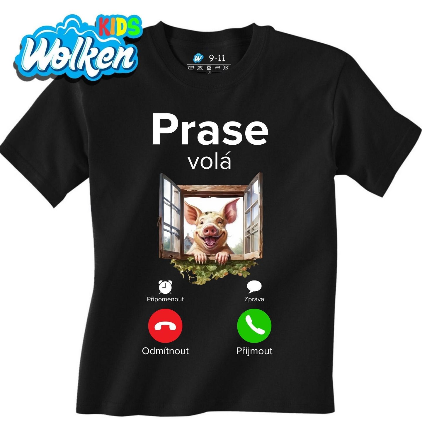 Dětské tričko Prase volá Phone Call.jpg