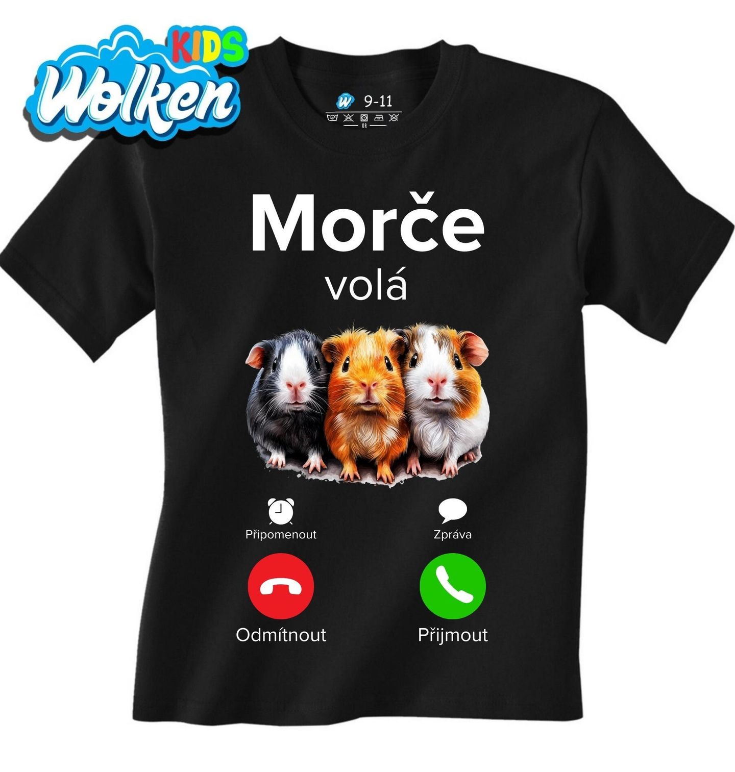 Dětské tričko Morče volá Phone Call.jpg