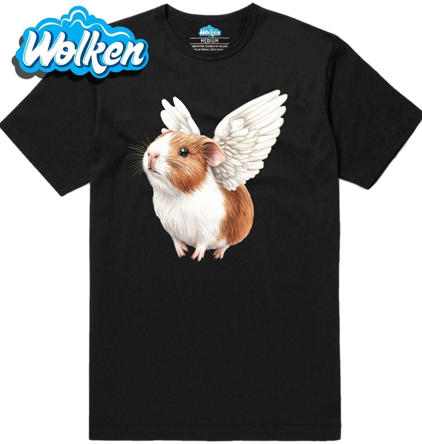 Pánské tričko Morče s Andělskými Křídly RIP.jpg