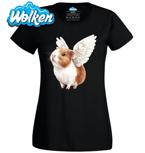 Obrázek produktu Dámské tričko Morče s Andělskými Křídly RIP