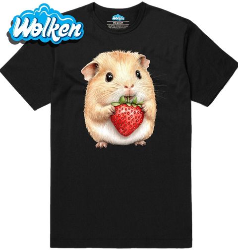 Obrázek produktu Pánské tričko Roztomilý Křeček s Jahodou