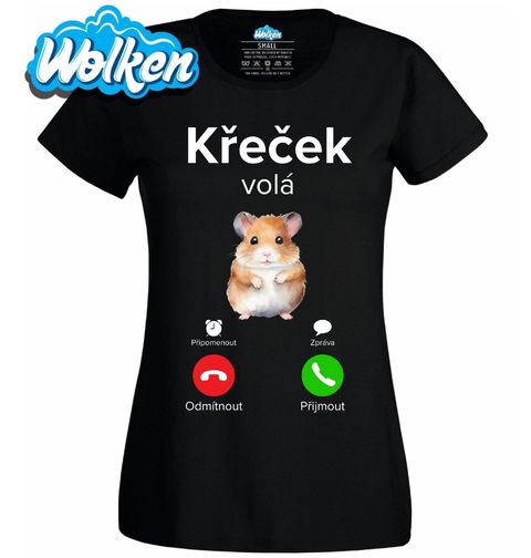 Obrázek produktu Dámské tričko Křeček volá Phone Call