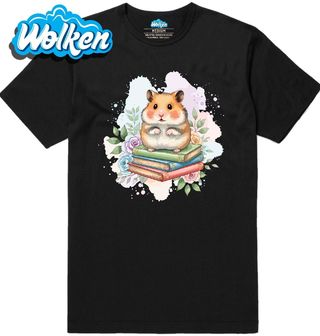 Pánské tričko Křeček na Knihách.jpg