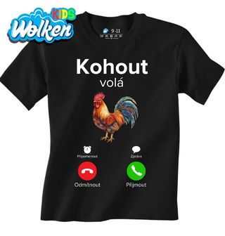 Dětské tričko Kohout volá Phone Call.jpg