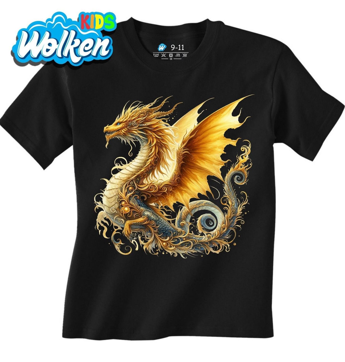 Dětské tričko Zlatý Majestátní Drak.jpg