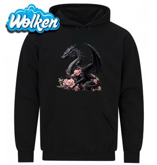 Mikina Elegantní Černý Drak Sakura.jpg