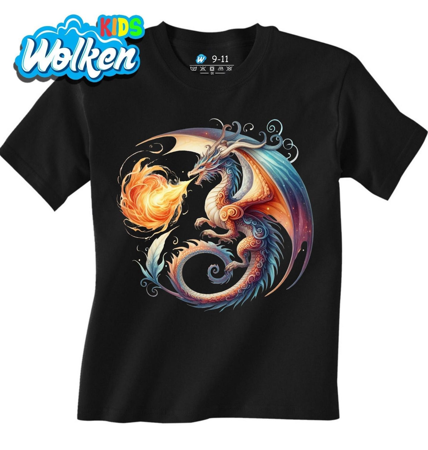 Dětské tričko Bájný Ohnivý Drak.jpg