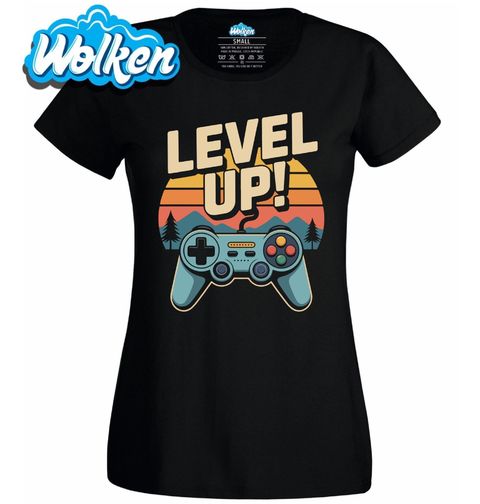 Obrázek produktu Dámské tričko Retro Ovladač LEVEL UP