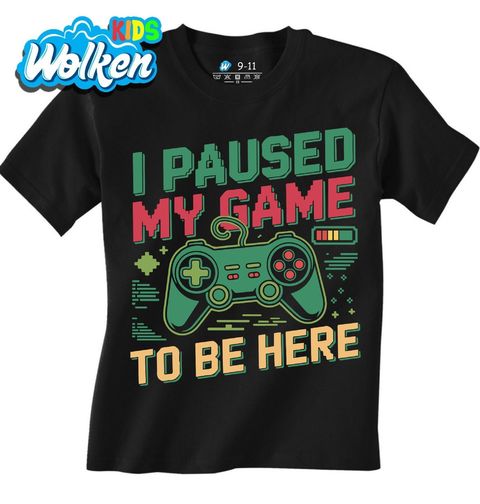 Obrázek produktu Dětské tričko Herní Pauza I Paused My Game To Be Here