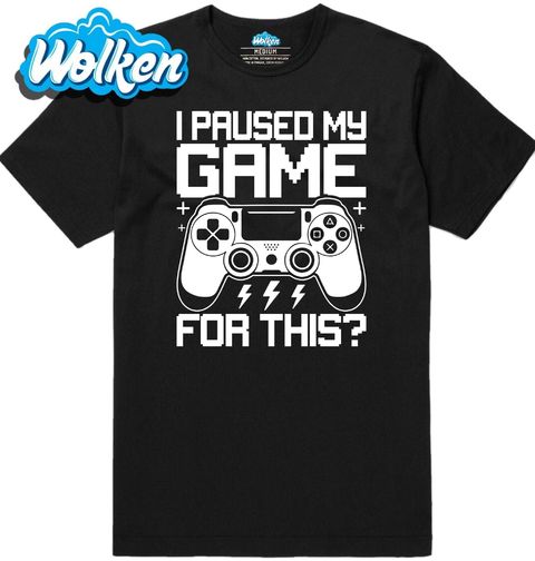 Obrázek produktu Pánské tričko Pozastavil jsem svou hru kvůli tomuhle?