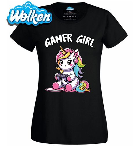 Obrázek produktu Dámské tričko Jednorožec Gamer Girl